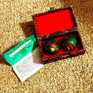 NWT Chinese Iron Balls for stress relief.